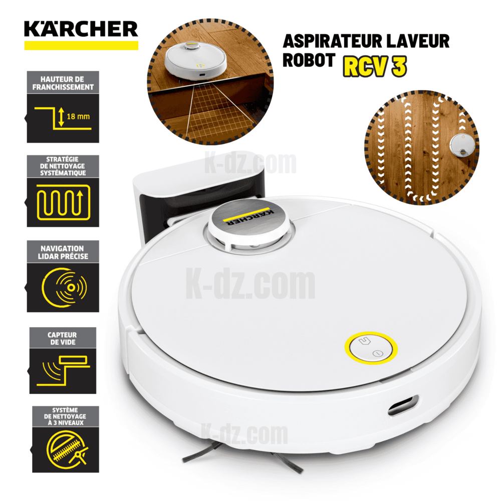 KARCHER Aspirateur robot RCV 3 1 KARCHER Aspirateur robot RCV 3