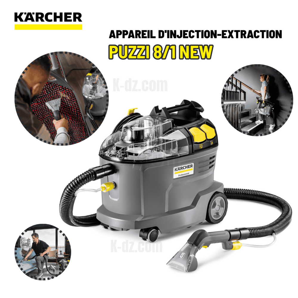 Appareil d'injection-extraction KARCHER Puzzi 8/1 NEW 1 Appareil d'injection-extraction KARCHER Puzzi 8/1 NEW