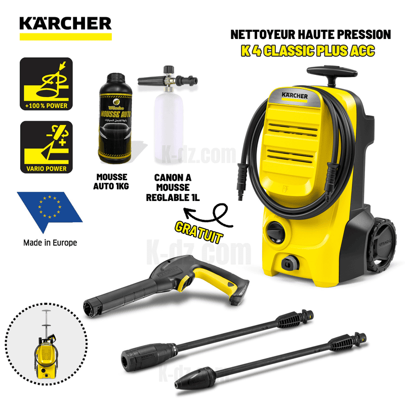 KARCHER Nettoyeur haute pression K 4 Classic 1 KARCHER Nettoyeur haute pression K 4 Classic