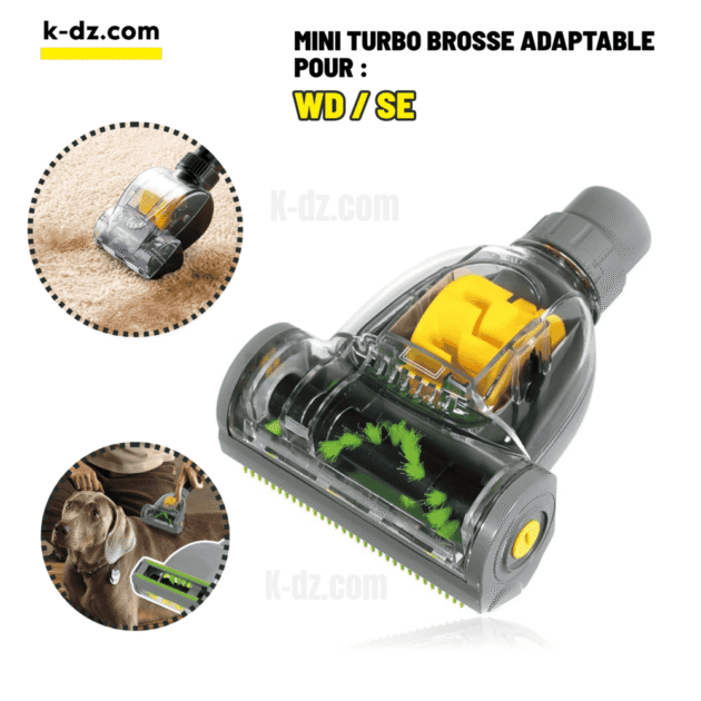 Turbo Brosse compacte pour KARCHER WD & SE