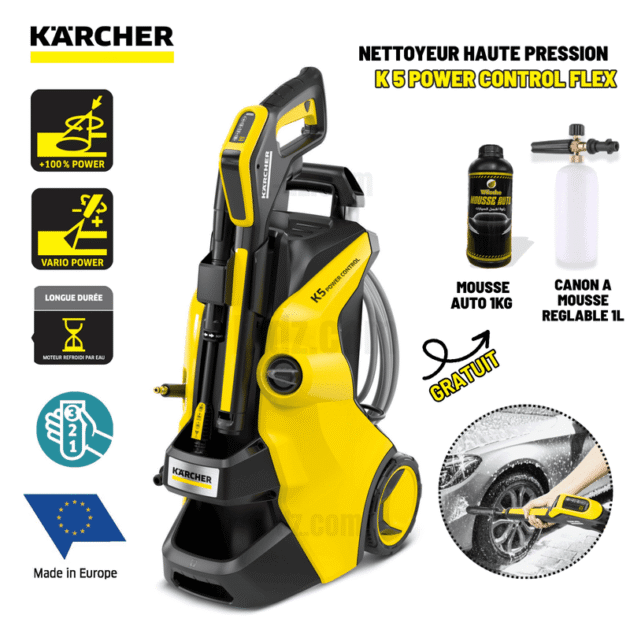KARCHER Nettoyeur haute pression K 5 Power Control Flex PLUS ACC