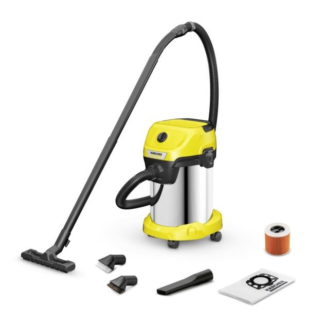 KARCHER Aspirateur eau et poussières WD3 S V-19/4/20 Suc. Br. Kit