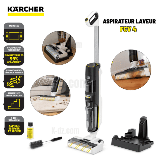 Aspirateur laveur KARCHER FCV 4