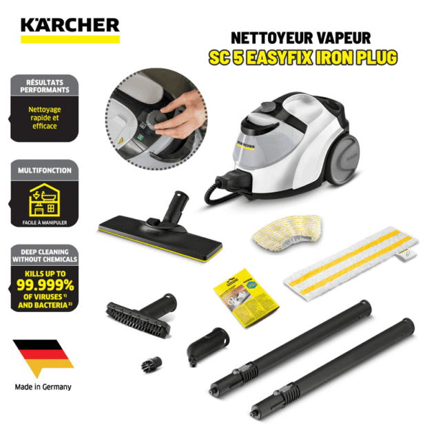 Nettoyeur vapeur KARCHER SC 5 EasyFix Iron Plug