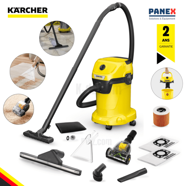 KARCHER Aspirateur eau et poussières WD 3 V-19/4/20 full acc