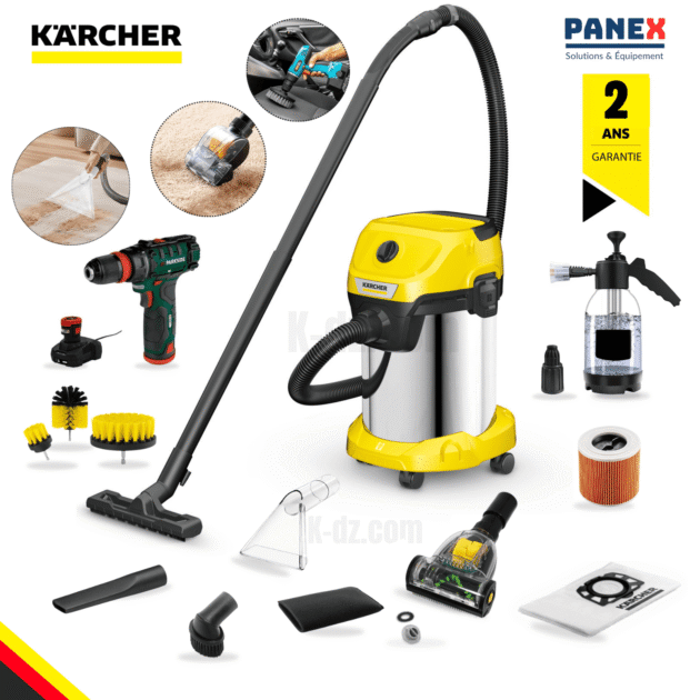 KARCHER Aspirateur eau et poussières WD 3 S V-19/4/20 KIT lifting MAX