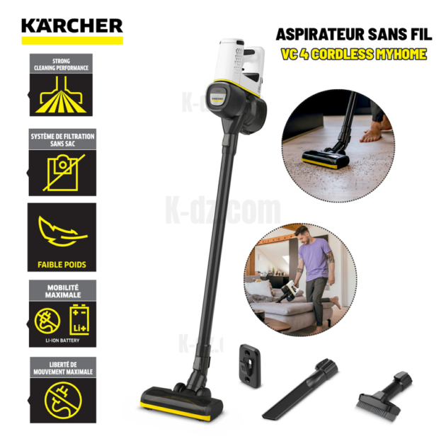 Aspirateur KARCHER sans fil VC 4 Cordless myHome