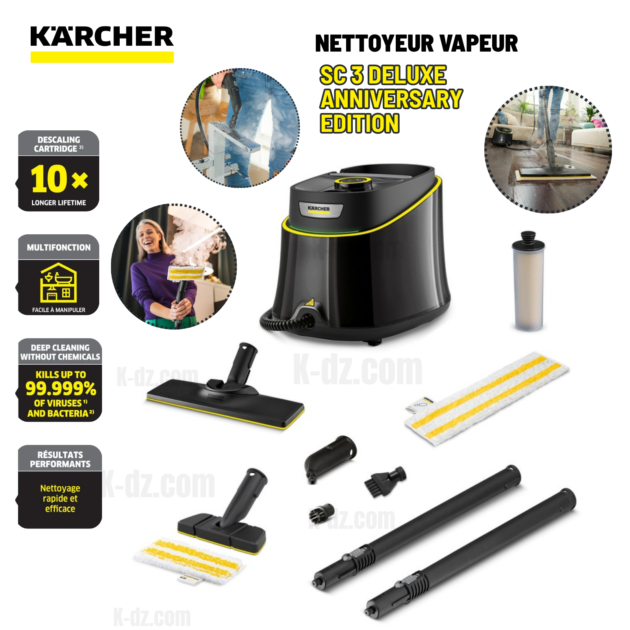 Nettoyeur vapeur KARCHER SC 3 Deluxe Édition Anniversaire