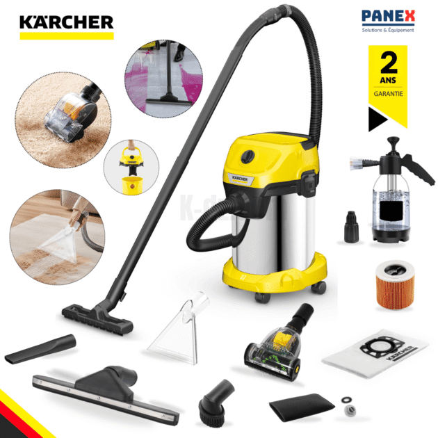 KARCHER Aspirateur eau et poussières WD 3 S V-19/4/20 PLUS acc P