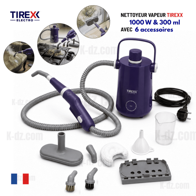 Nettoyeur vapeur TIREXX ELECTRO 1000W