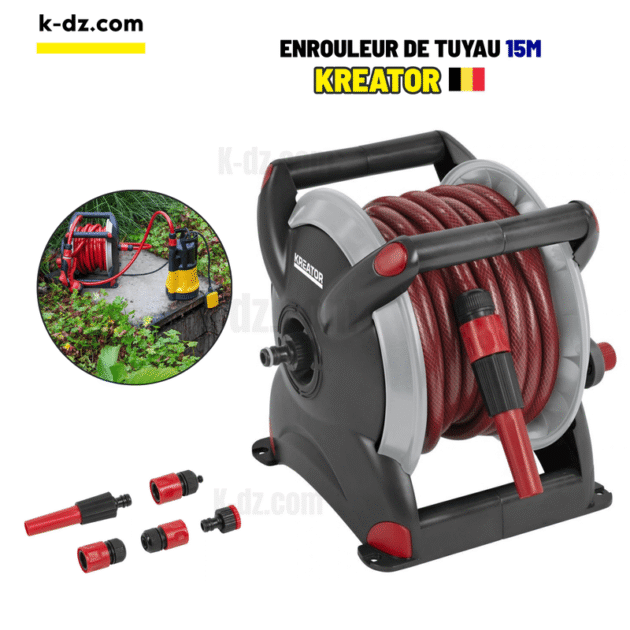 Enrouleur de tuyau KREATOR 15m
