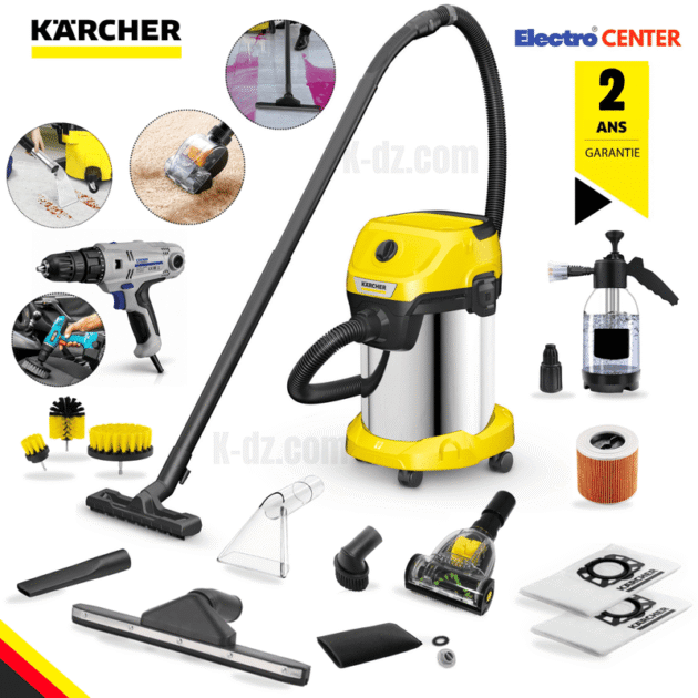 KARCHER Aspirateur eau et poussières WD 3 S V-19/4/20 EXTRA MAX